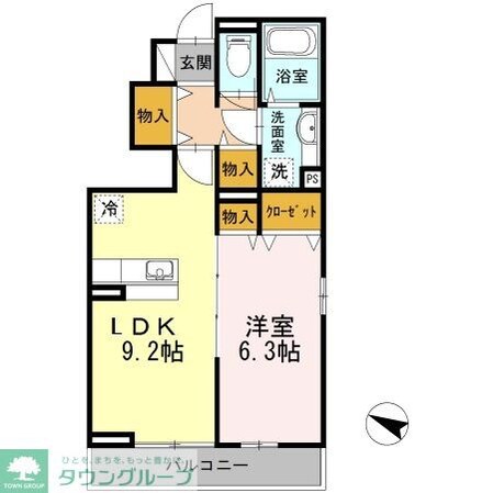 プレジオ志村の物件間取画像